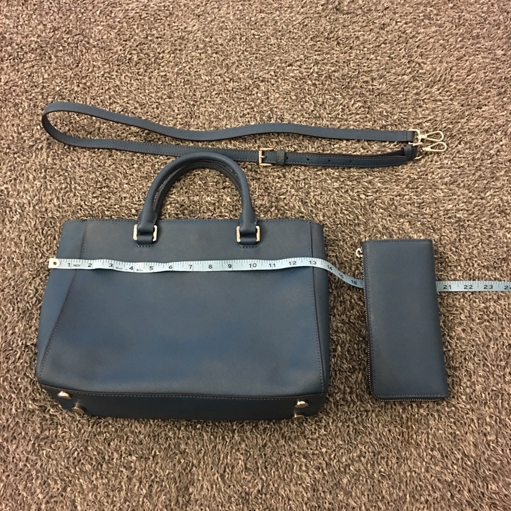 🎄MK 2 Piece Set! Bag + Wallet —blue Kellen!! - Picture 3 of 8